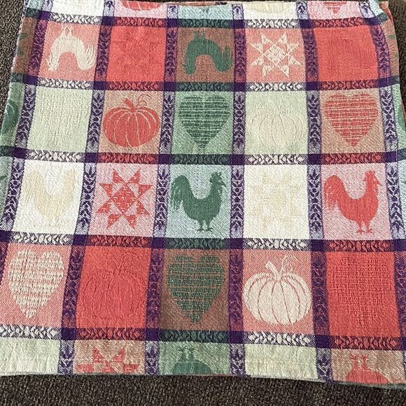 Autumnal2 Farmhouse Set of 4 Dinner Square Cloth Napkins- 16” by 16” - Picture 9 of 16